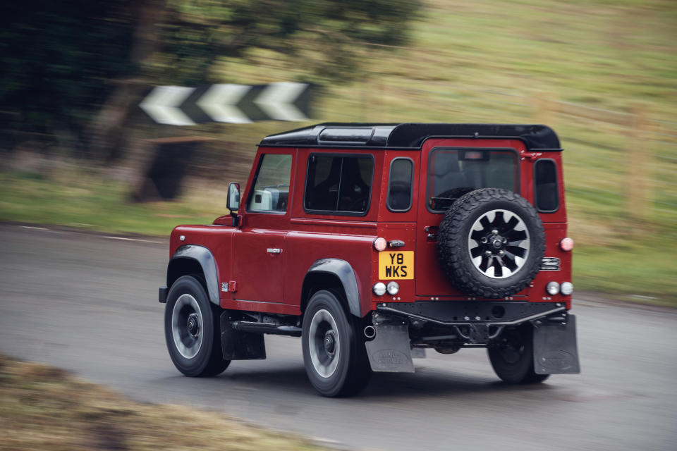 Land Rover did its restomod ‘in-house’ for the Defender. (Land Rover)