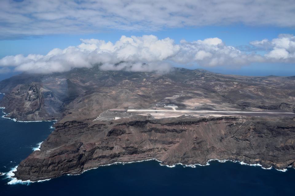 The airport officially opened in June 2016, but with a major proviso: large jets cannot land there due to dangerous winds - Credit: Simon Benjamin / Alamy Stock Photo