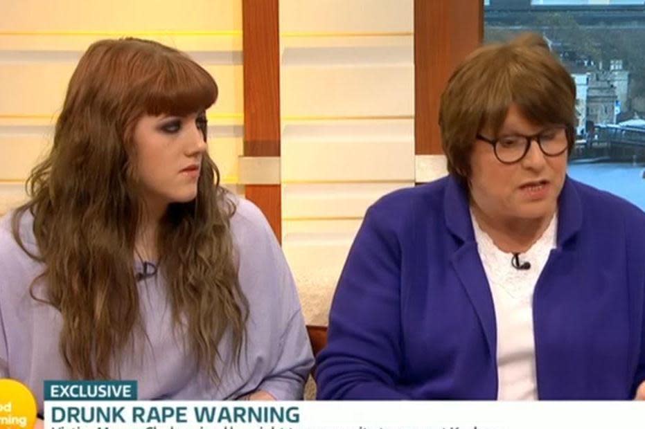 Judge Kushner and rape victim Megan Clark appeared together on the ITV show