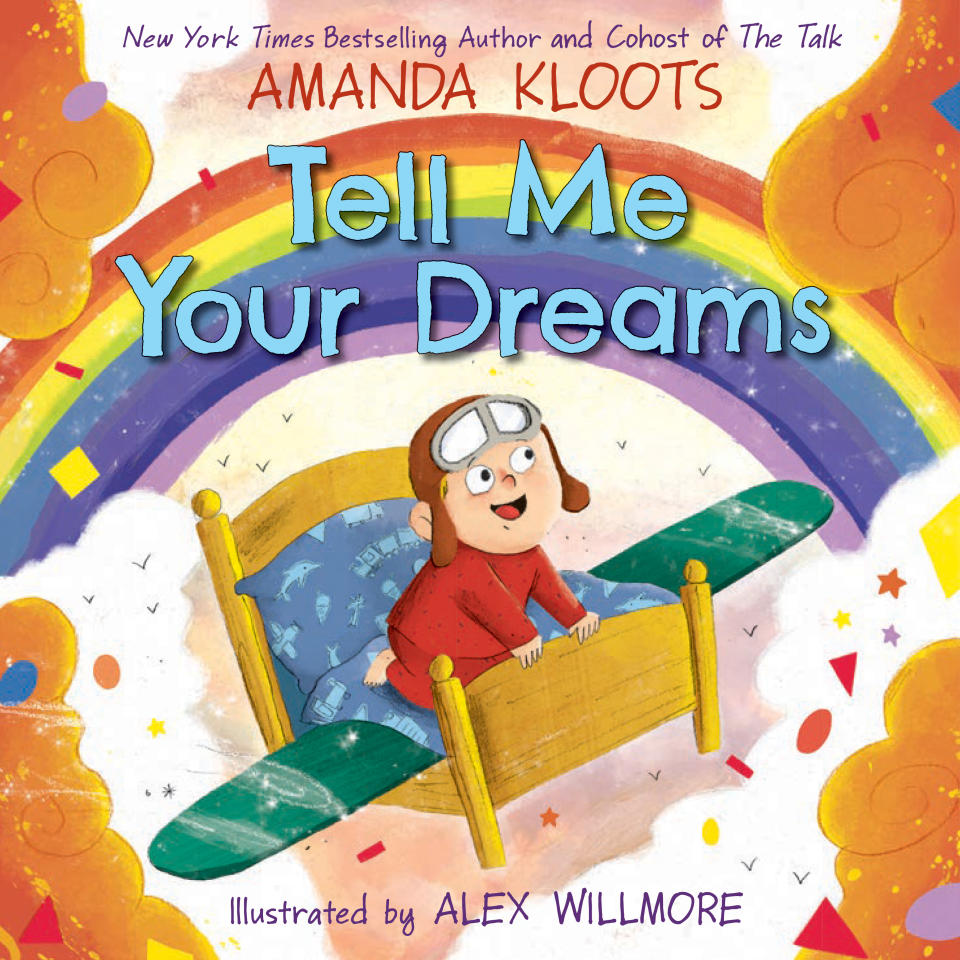 Kloots's new children's book, Tell Me Your Dreams, was inspired by her bedtime conversations with son Elvis. (Image: Courtesy of HarperCollins)