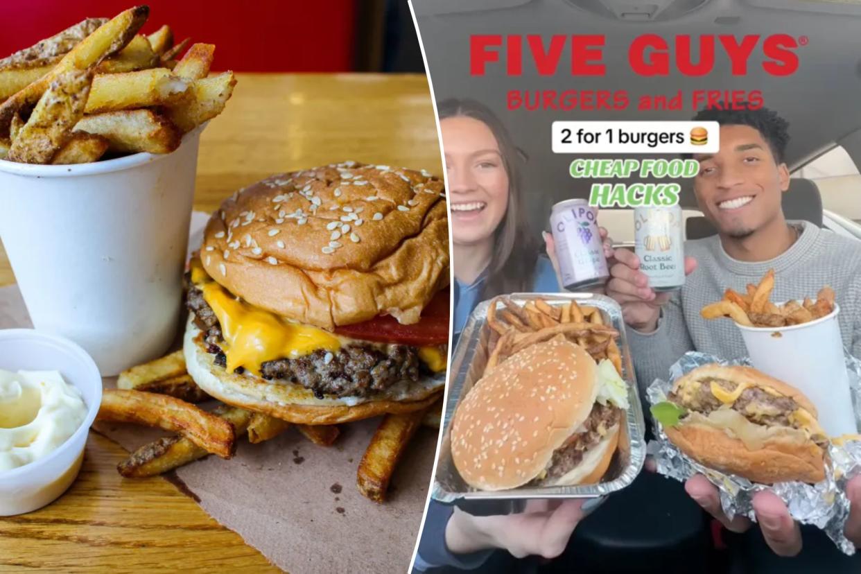 Two TikTokers shared out a way to make the most of your Five Guys order with a simple hack.