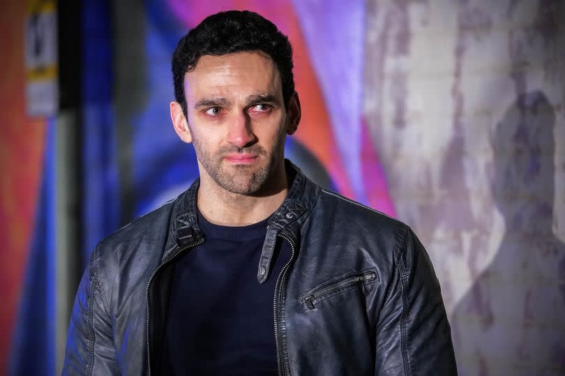 Davood looked very different when he filmed his last scenes as Kush Khazemi on EastEnders