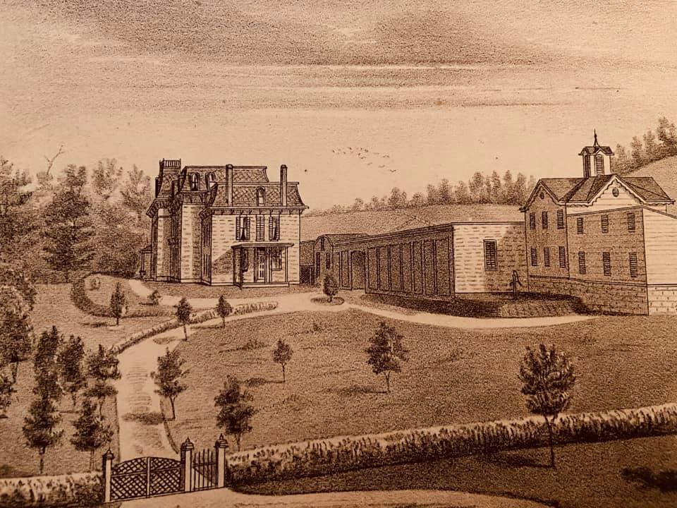 Four fire engines from York responded to the Brockie fire on Jan. 5, 1912, and firefighters tore out the arbor connecting the blazing house, left, with the garage, a former carriage house. News reports credited that act with saving the garage.