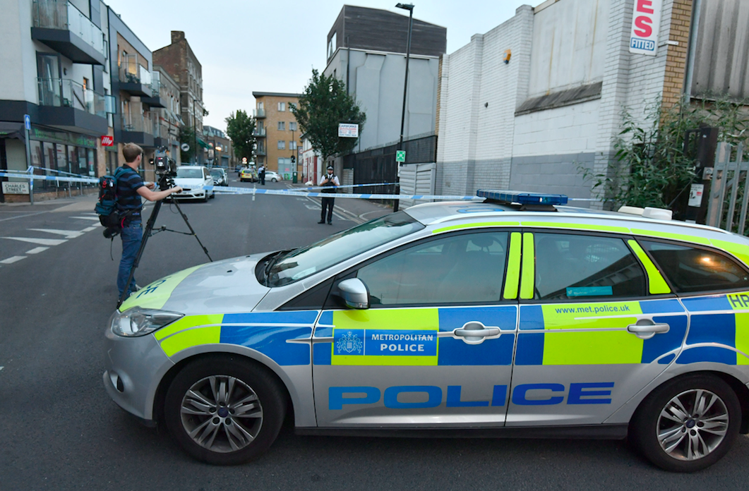 <em>A 14-year-old boy was stabbed in the stomach with a 10-inch kitchen knife in North London on Sunday evening (PA)</em>