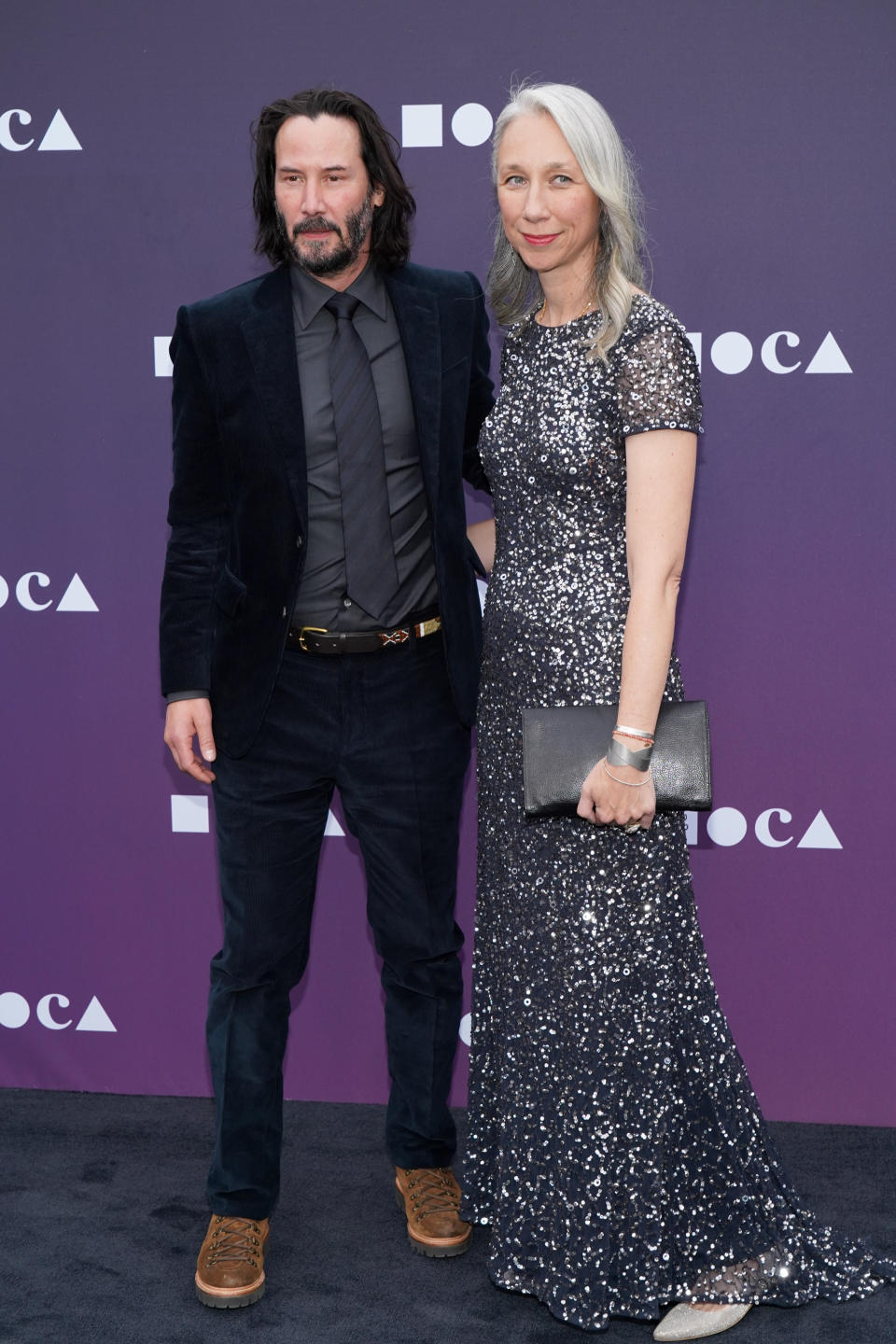 Reeves and Grant in May 2019. Image via Getty Images. 