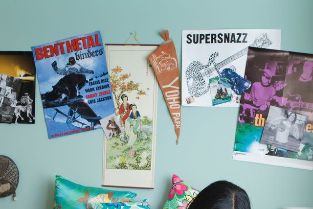 <p>Getty</p> woman's room with posters