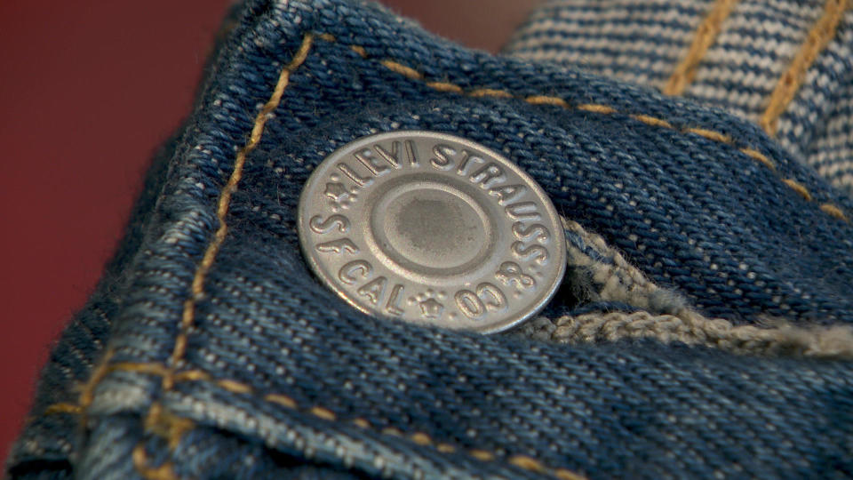 Levi Strauss & Co. introduced its iconic blue jeans in 1873.  / Credit: CBS News
