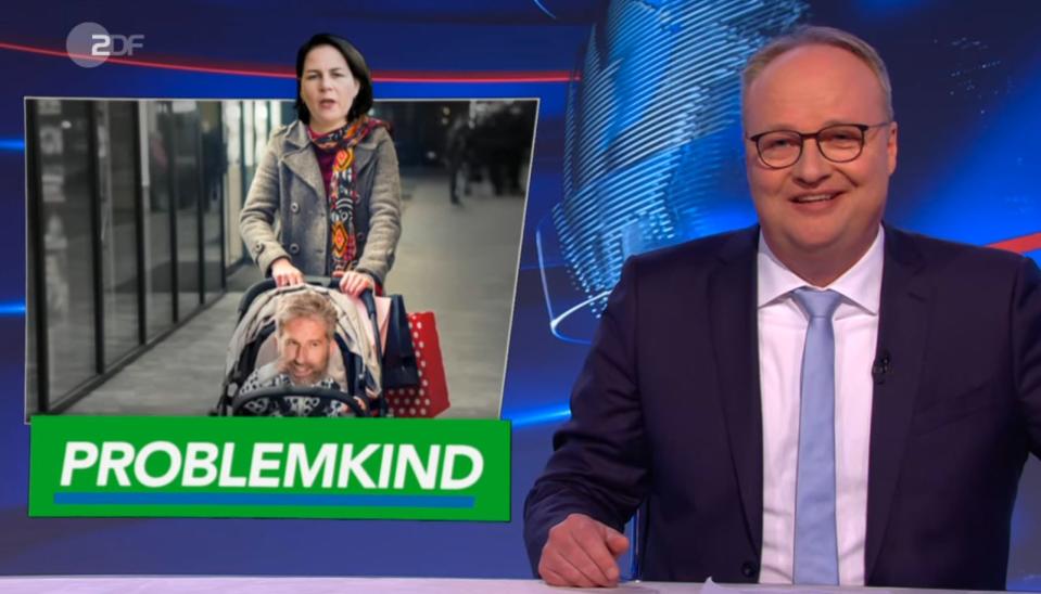 "Perpetuum Mobile des geistigen Dünnschisses": Oliver Welke ging mit Boris Palmer hart ins Gericht. (Bild: ZDF)