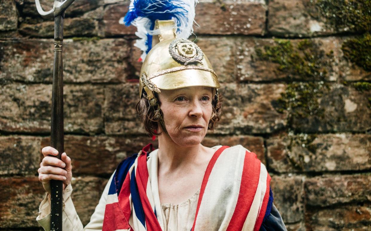 Penny Layden as Britannia - WARNING: Use of this copyright image is subject to the terms of use of BBC Pictures' Digital Picture