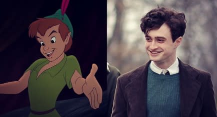 Peter Pan and Daniel Radcliffe