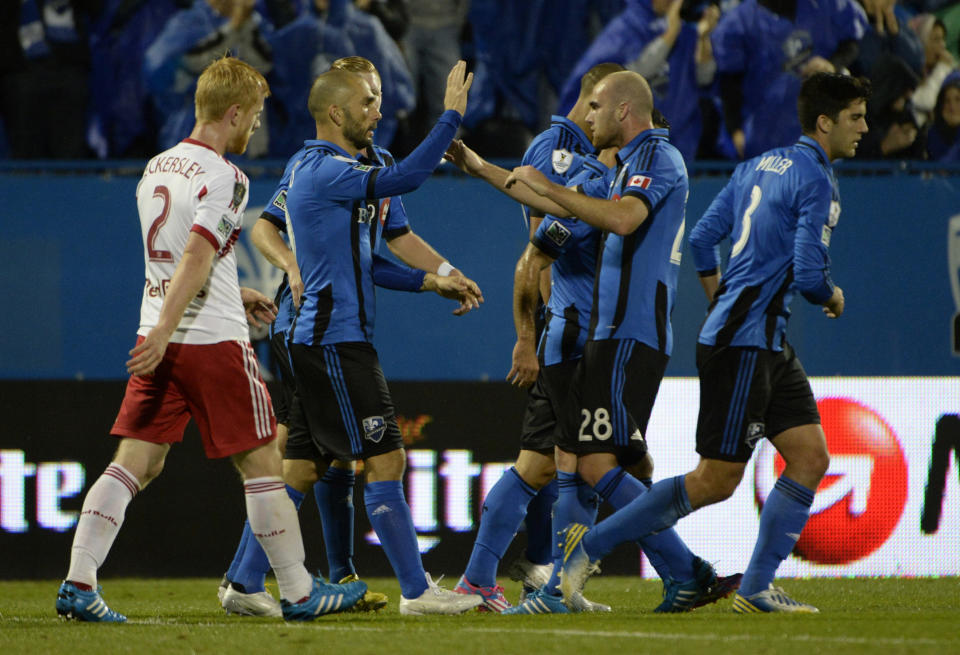 Marco di Vaio's goal lifted Montreal to a 1-0 win over the Red Bulls. (Eric Bolte/USA TODAY Sports)