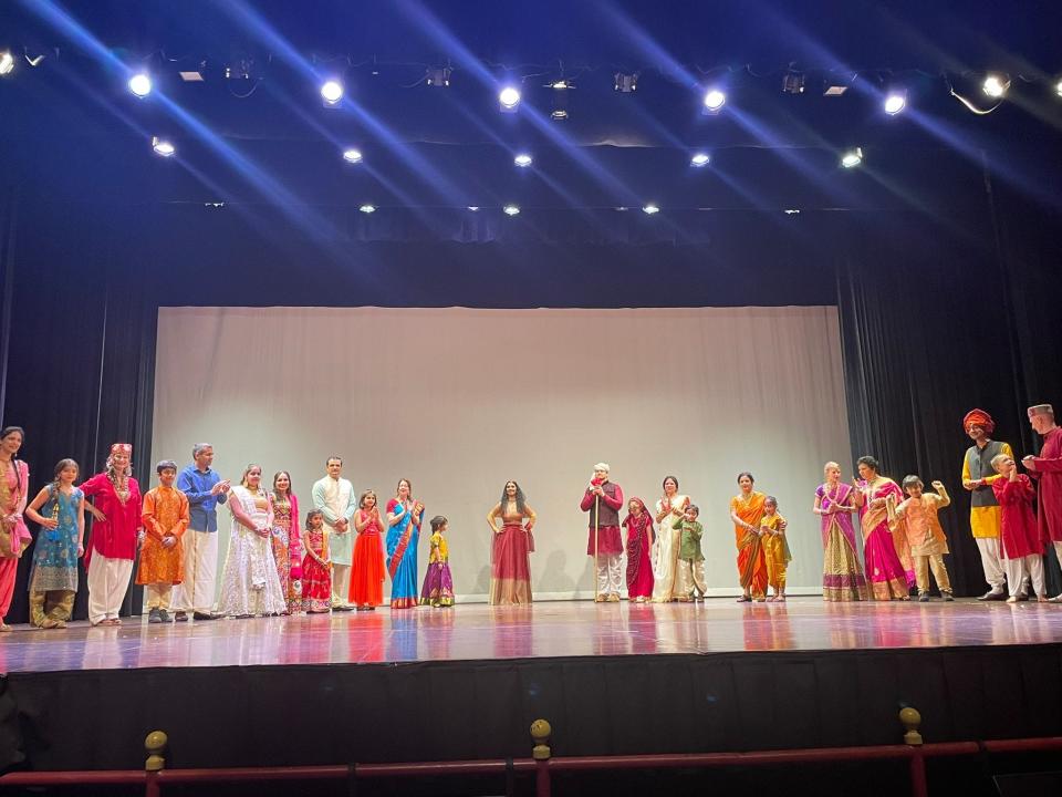 Performers participate in Talent Nite on April 2, a cultural event hosted by the Indian Cultural Association of Central Iowa.