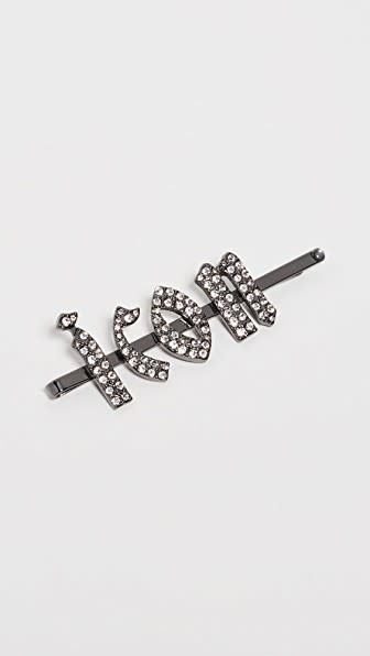 Kitsch x Justine Marjan Rhinestone Gothic Icon Barrette