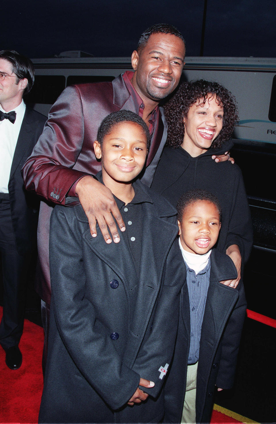 Brian McKnight with former wife Julie McKnight and their sons, Brian Jr. and Niko