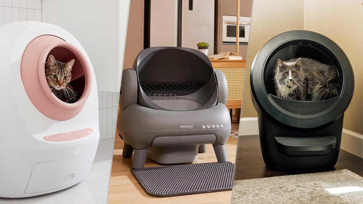  Robotic cat litter boxes. 