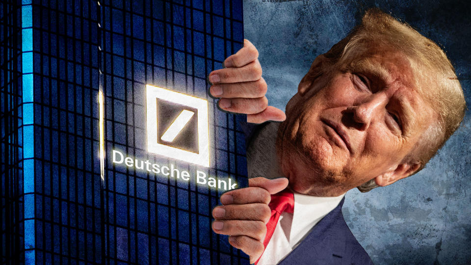 Donald Trump und die Deutsche Bank haben jahrelang Geschäfte miteinander gemacht. - Copyright: Picture Alliance / Collage: Dominik Schmitt