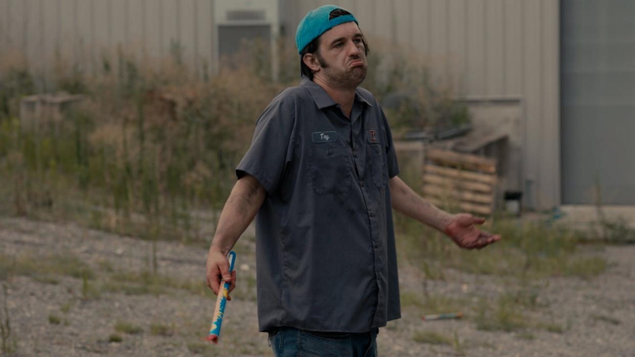 Raygun Busch, frontman of the breakout OKC sludge metal band Chat Pile, plays Toy in the Oklahoma movie "Tenkiller." Chat Pile also created the film's score.