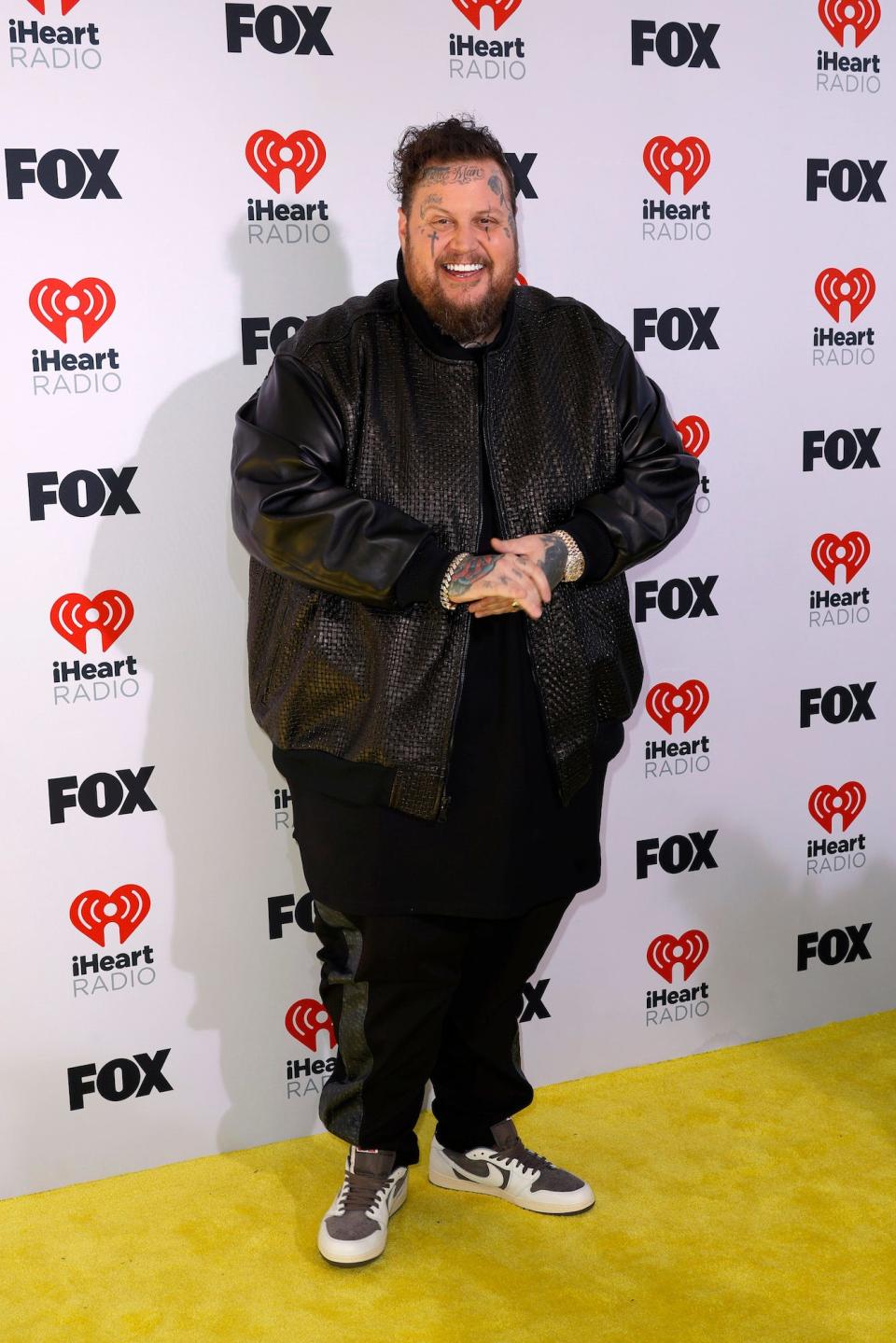 Jelly Roll attends the 2024 iHeartRadio Music Awards in Los Angeles.