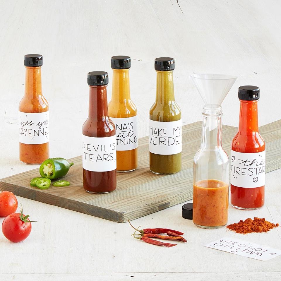 <p><a href="https://go.redirectingat.com?id=74968X1596630&url=https%3A%2F%2Fwww.uncommongoods.com%2Fproduct%2Fmake-your-own-hot-sauce-kit&sref=https%3A%2F%2Fwww.housebeautiful.com%2Fentertaining%2Fholidays-celebrations%2Fg3025%2Fvalentines-day-gifts-for-him%2F" rel="nofollow noopener" target="_blank" data-ylk="slk:Shop Now;elm:context_link;itc:0;sec:content-canvas" class="link ">Shop Now</a></p><p>Make Your Own Hot Sauce Kit</p><p>uncommongoods.com</p><p>$48.00</p>