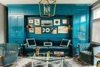 <p>Lacquer elevates the look of a colorful space, as demonstrated by this design from <a href="https://deringhall.com/interior-designers/leo-designs-chicago" rel="nofollow noopener" target="_blank" data-ylk="slk:Leo Designs Chicago;elm:context_link;itc:0;sec:content-canvas" class="link ">Leo Designs Chicago</a>.</p>