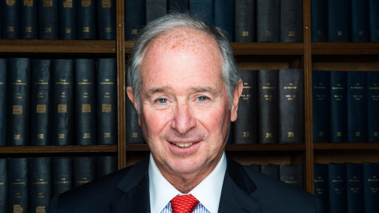 CEO of Blackstone Group Stephen SchwarzmannStephen Schwarzman at the Oxford Union, UK - 01 Nov 2016.