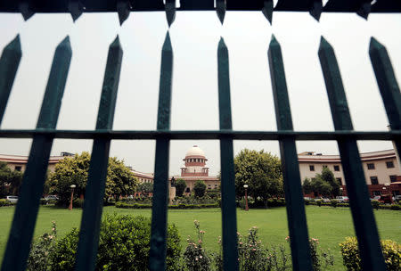 FILE PHOTO: India's Supreme Court is pictured through a gate in New Delhi, India May 26, 2016. REUTERS/Anindito Mukherjee/File Photo