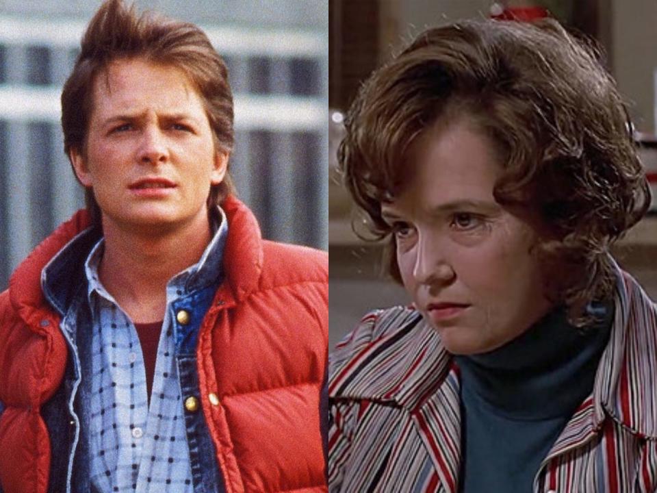 back to the future marty and mother