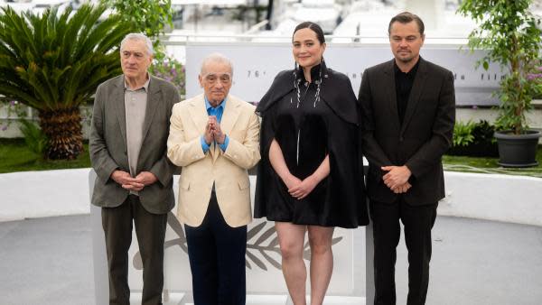Martin Scorsese y elenco de Killers of the Flower Moon (Fuente: Hush)