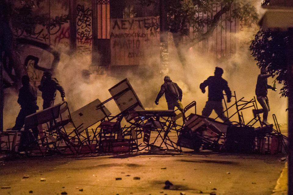 Greeks protest Obama’s visit