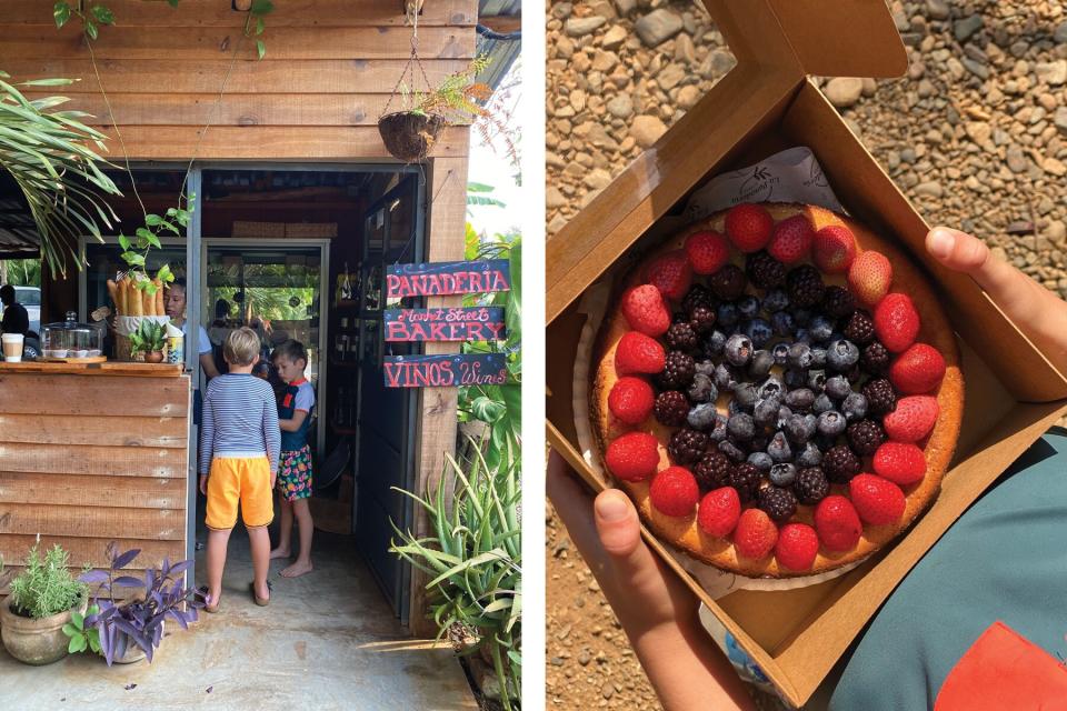 Family visit to EL Panaderia in Zihuatanejo, Mexico