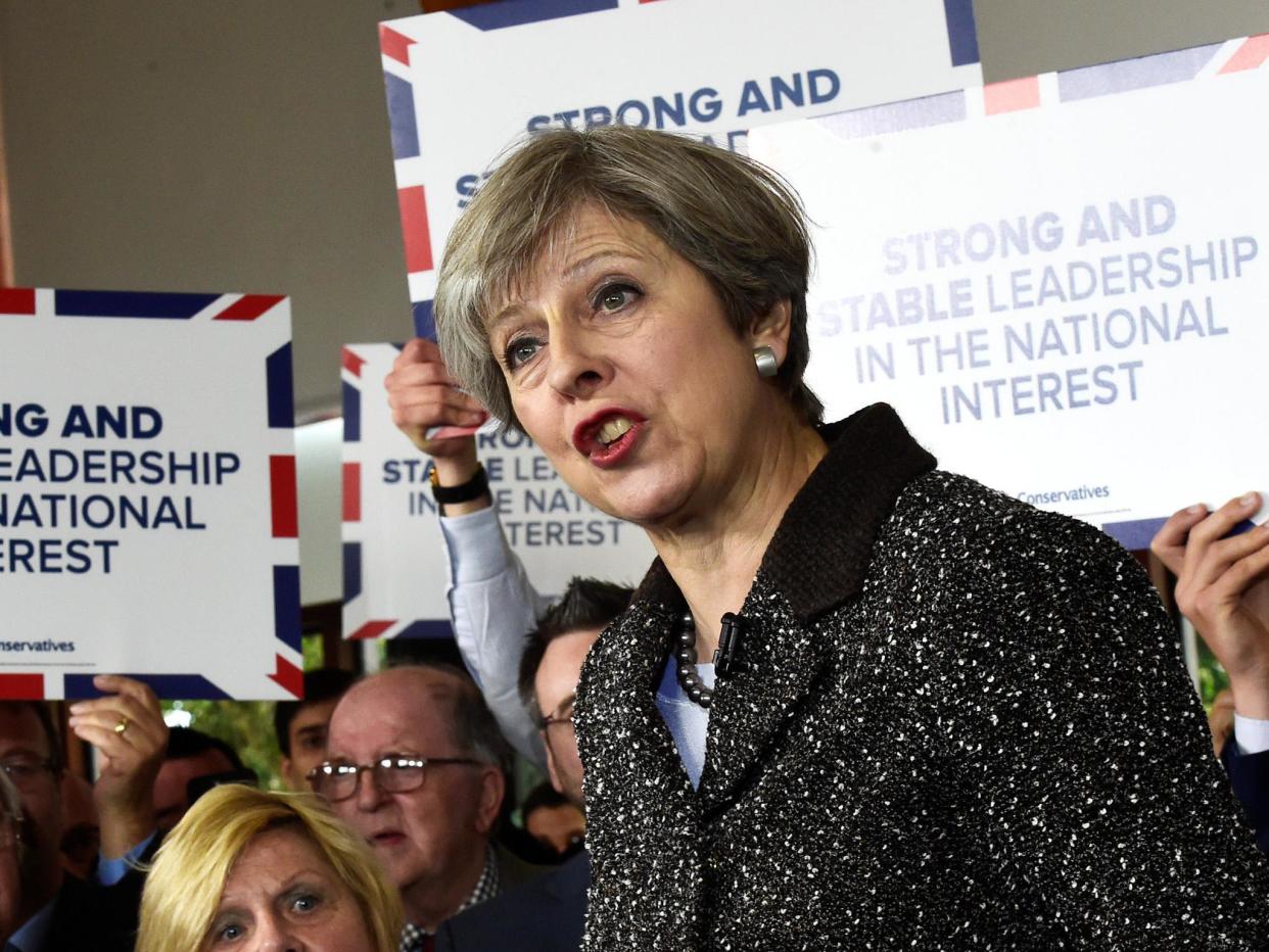 'For the last time, I said strong and stable': Getty