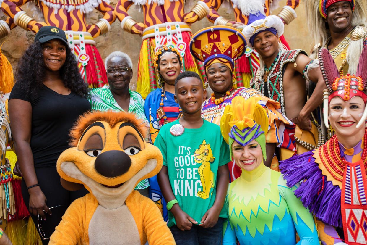 Jermaine Bell, a 7-year-old from Jacksonville, Fla., visited Disney's Animal Kingdom at Walt Disney World Resort in Lake Buena Vista, Fla., Sept. 27, 2019. (Photo: Steven Diaz)