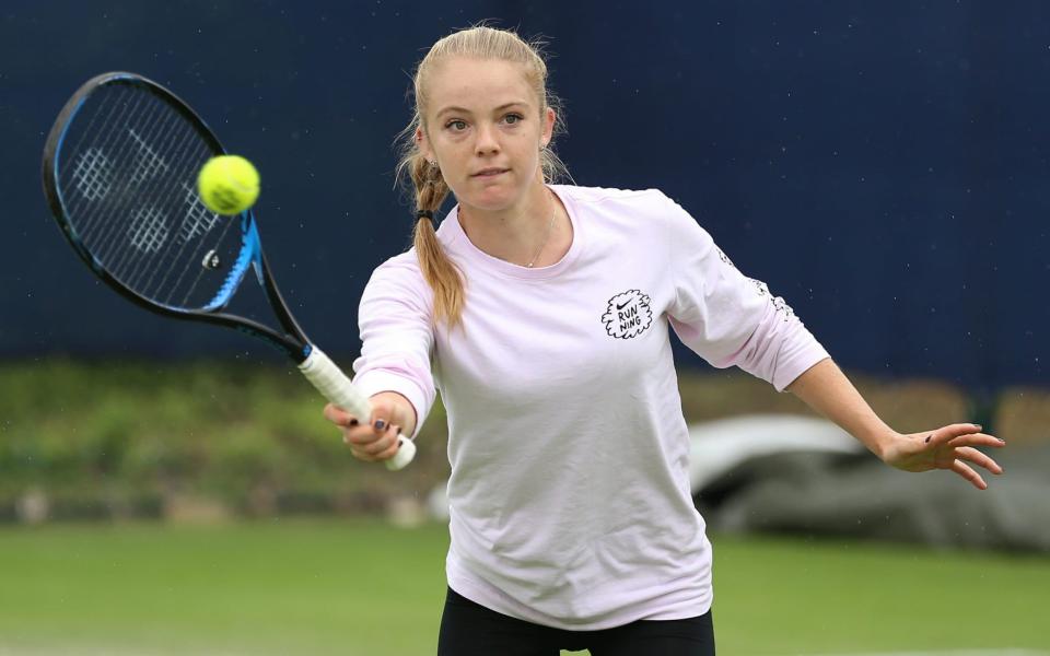 Katie Swan has spoken of the mental pressures that come with constantly touring for professional tennis - PA