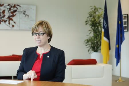 Catherine De Bolle head of Europol chief warns of technological shortcomings of law enforcement in The Hague