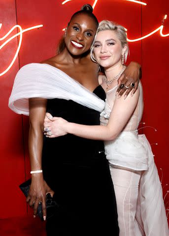 <p>Stefanie Keenan/VF24/WireImage for Vanity Fair </p> Issa Rae and Florence Pugh