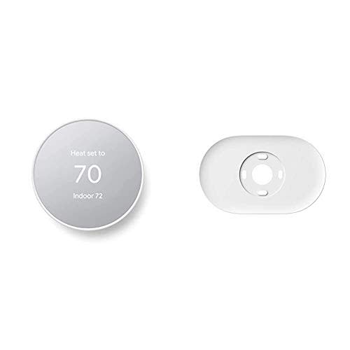 Google Nest Thermostat - Smart Thermostat for Home - Programmable Wifi Thermostat & Trim Kit -…