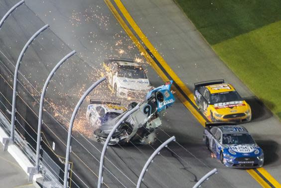 The impact occurred on the driver's side of the vehicle (USA TODAY Sports)