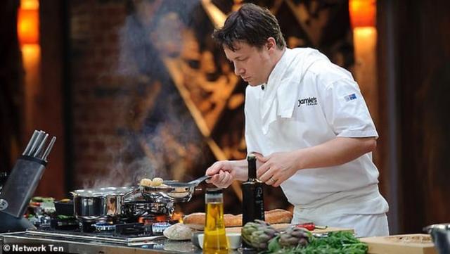 Jamie Oliver returns to the MasterChef Australia kitchen