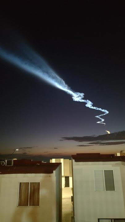 SpaceX Starlink launch visible from Tijuana (FOX 5/KUSI)