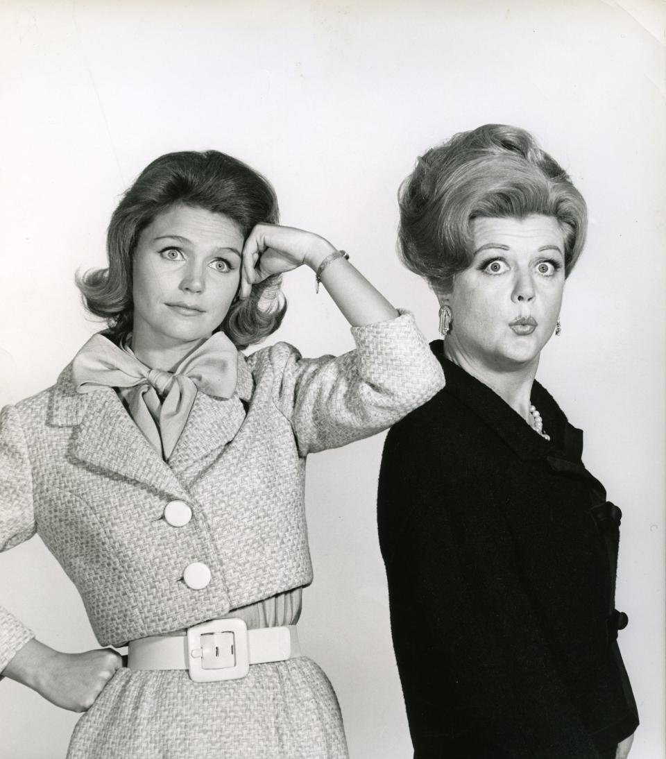 Lee Remick's elbow on Angela Lansbury