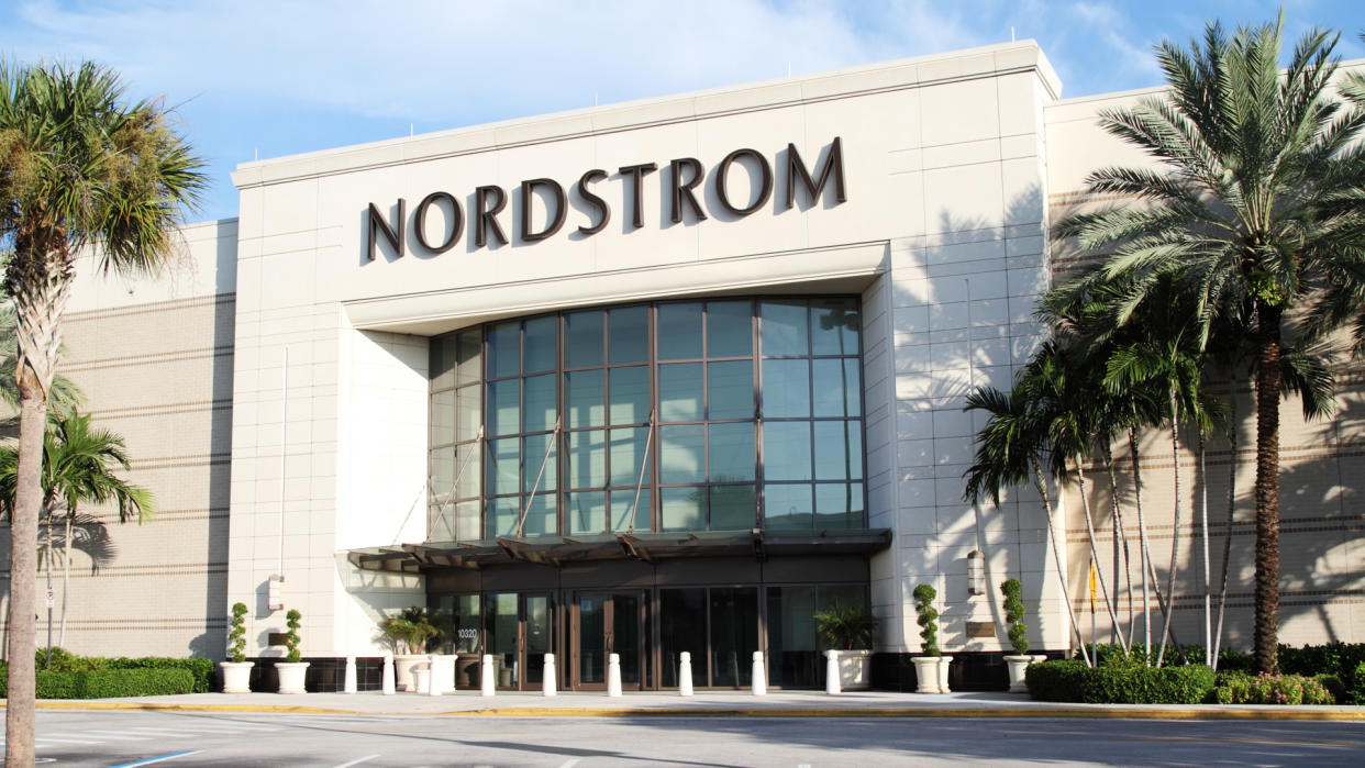 West Palm Beach, Florida, USA - September 7, 2011: This image shows a Nordstrom retail store at a suburban shopping mall.