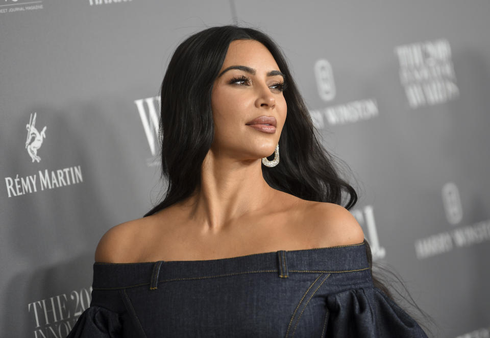 Television personality Kim Kardashian West attends the WSJ. Magazine 2019 Innovator Awards at the Museum of Modern Art on Wednesday, Nov. 6, 2019, in New York. (Photo by Evan Agostini/Invision/AP)