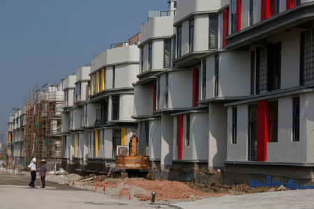 Phase One of Novotown is under construction at Hengqin Island adjacent to Macau, China September 13, 2017. REUTERS/Bobby Yip