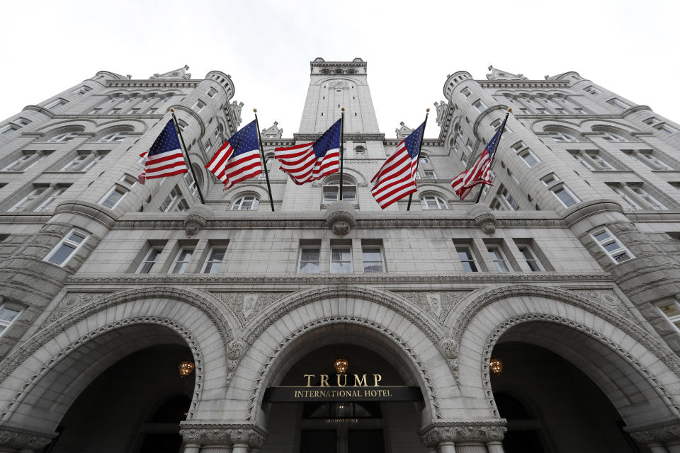 The Trump International Hotel in Washington, D.C., is the center of a new kind of influence-peddling in the Trump era. (Photo: ASSOCIATED PRESS)