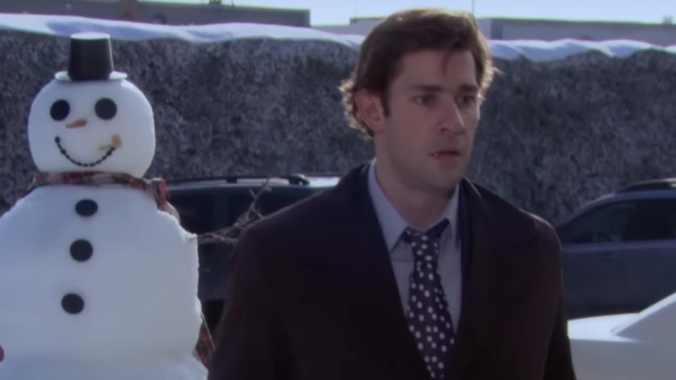 <p> Jim gets the better of Dwight 90% of the time they feud, but he should've known something like a snowball fight wasn't his bag. With no prep time, he strolled out to have a snowball fight, only to get obliterated by an overly prepared Dwight. It was nice to see Dwight get a win for once! </p>