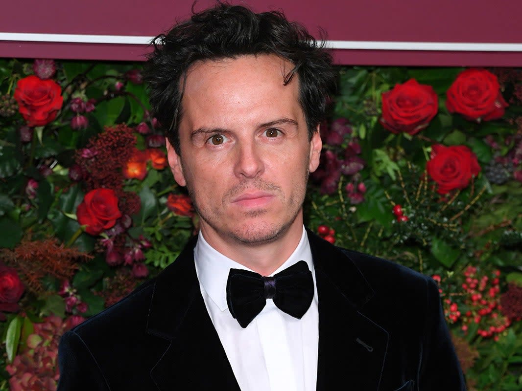 Andrew Scott on the red carpet: Rex