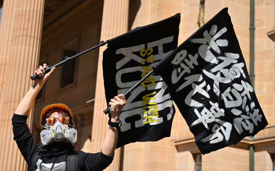 hong kong protest australia