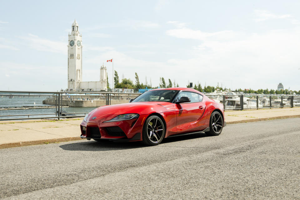 Toyota Supra in Montreal on Turo, listed by the Jonas Brothers (Turo)