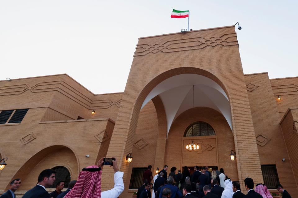 2023年6月6日，伊朗駐沙烏地阿拉伯首都利雅德大使館重開。沙國與伊朗2023年3月在中國斡旋下達成和解。路透社