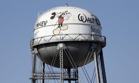 The water tank of The Walt Disney Co Studios is pictured in Burbank, California February 5, 2014. REUTERS/Mario Anzuoni